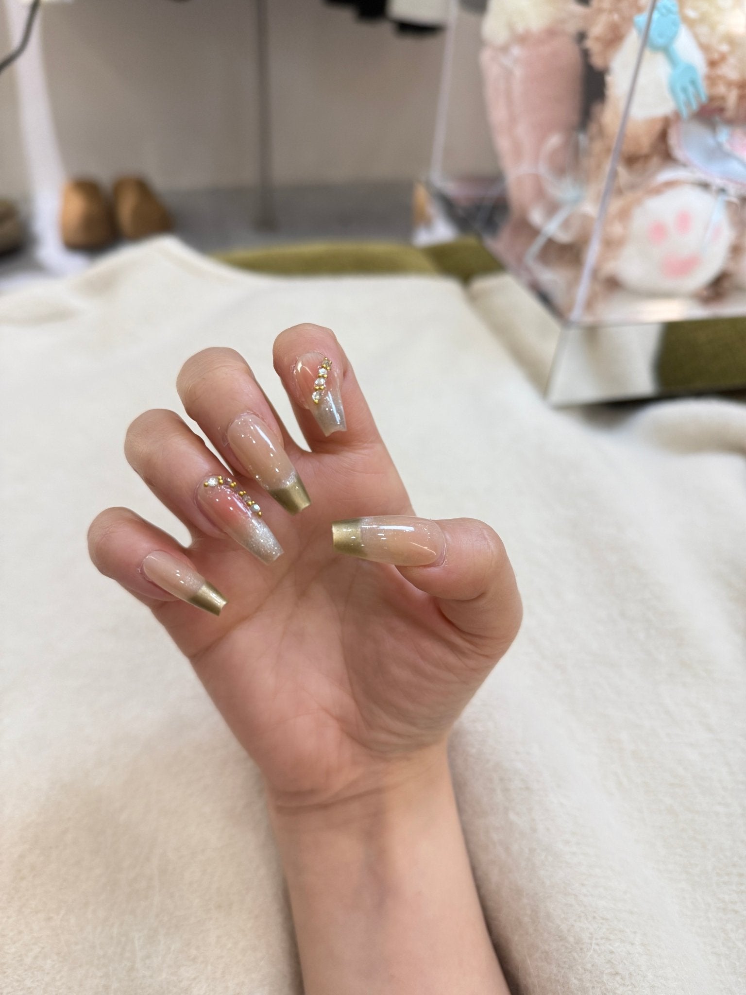 ネイルチップ Luminail プレミアムつけ爪 - エレガントグラデーションロングネイル - ネイルチップ(付け爪)専門店luminailルミネイル